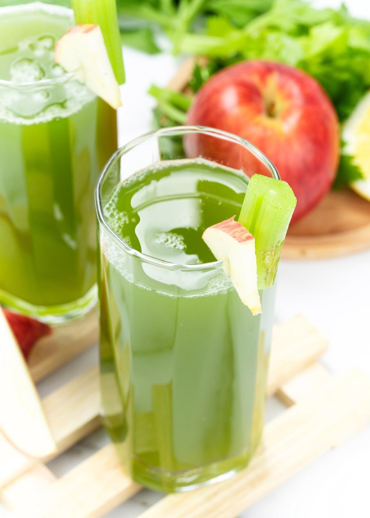 Fresh Squeezed Celery Apple Juice
